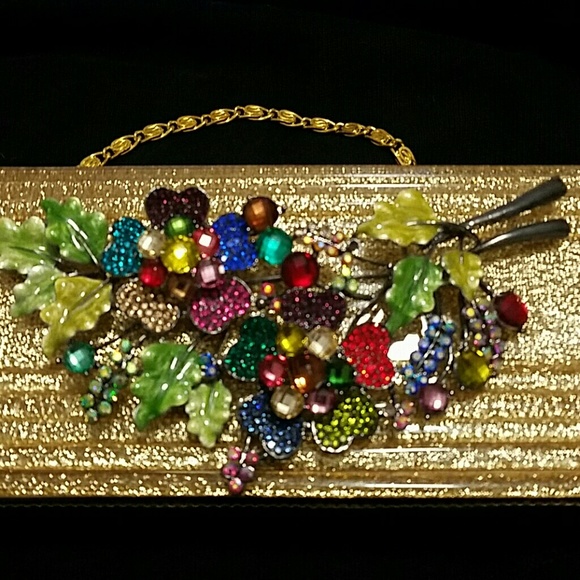 Gold iris lane clutch - Picture 2 of 6